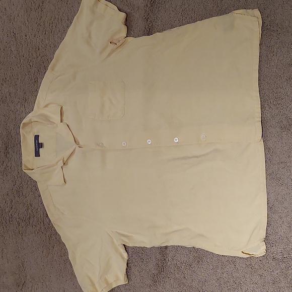 Men's Croft & Barrow Button Down Silk  Shirt Size XL - Picture 9 of 9